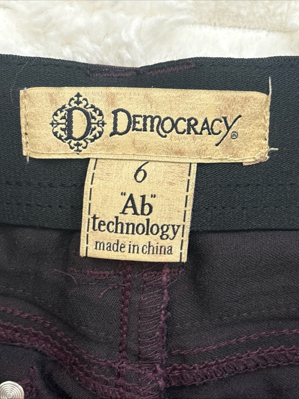 Lot Of 3 DEMOCRACY Ab Technology Skinny Stretch Denim Jeans Women's Size 6 - Picture 3 of 10